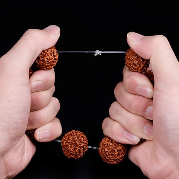 Krystalltråd elastisk snor - 100 m elastisk perlesnor for armbånd, elastisk perlesnor, passer lett gjennom perlesmykker 0,8 mm