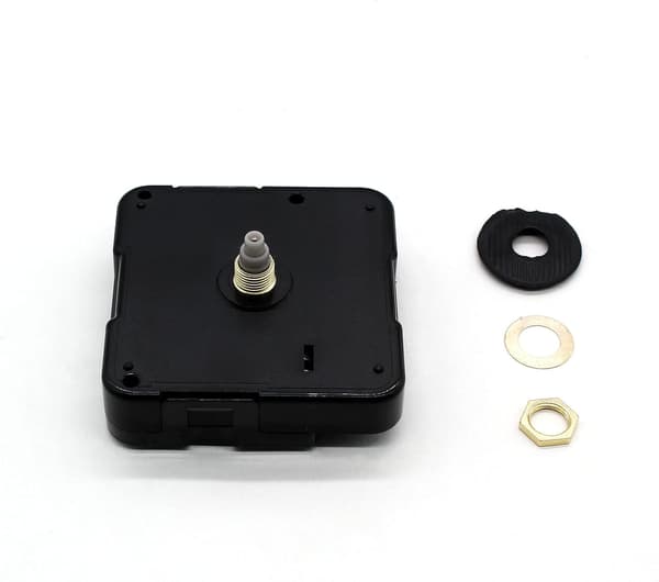 1 st klockmekanismbyte, 13 mm/0,51 tum axellängd väggklockmekanism, kvartsklockrörelse, DIY tyst rörelsemekanismbyte