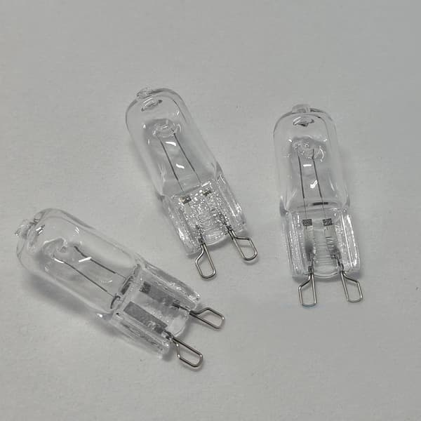 10-pack G9 halogenlampor 18W varmvitt ljus för taklampor och bordslampor