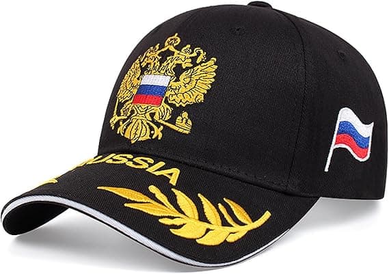 Baseballhatt Fritidslue Broderi Russisk Emblem Snapback Unisex Bas