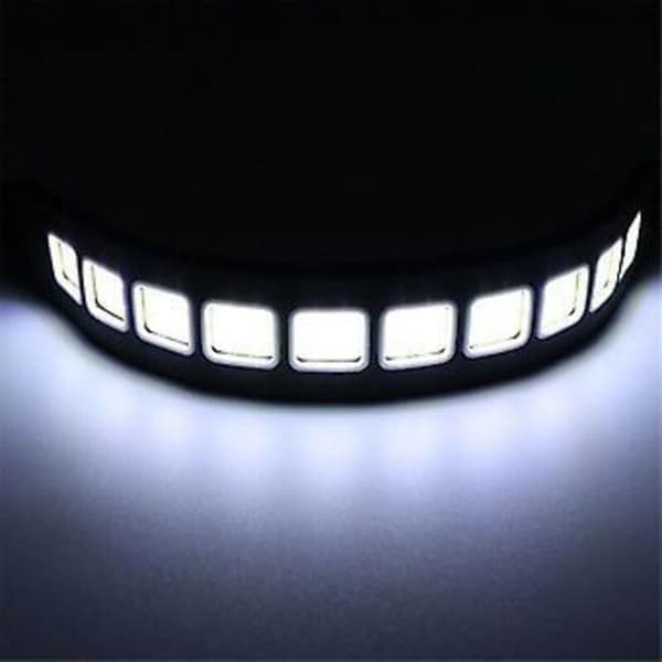 Universal Daytime Running Lights LED Decorative Light, White High Power COB LED Light Strips Bendable Waterproof DRL Daytime Running Lights Fog Lights