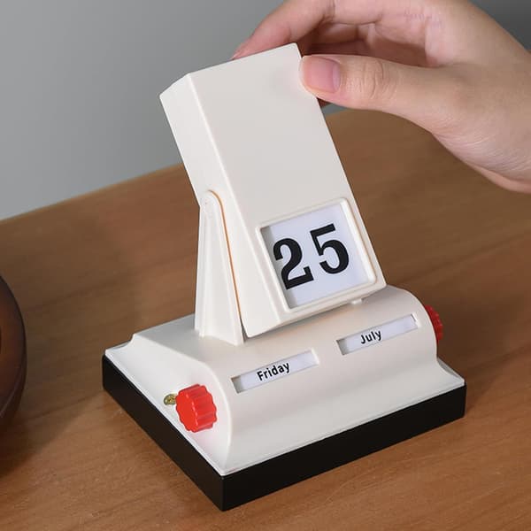 Bordkalender Dekorativ Bordpynt Skrivebordsdekorasjon