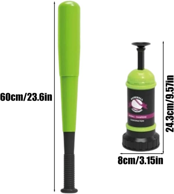 Universal Kids Baseball Batting Tee Set – Bærbart træningsstativ, højdejusterbart, baghave-spiltræner til ungdomssport