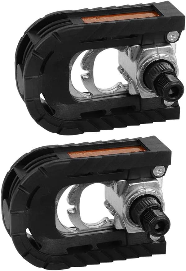 Vikbara cykelpedaler i aluminiumlegering med bred plattform