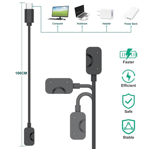 Samsung Galaxy Fit3 -oplader (USB-C - JW89)