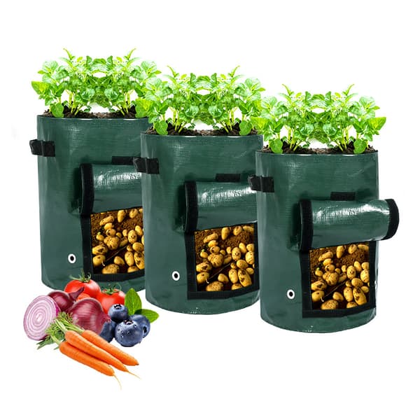3-pack odlingspåsar Potatis Tomat Jordnötsodlingspåsar 35*45cm