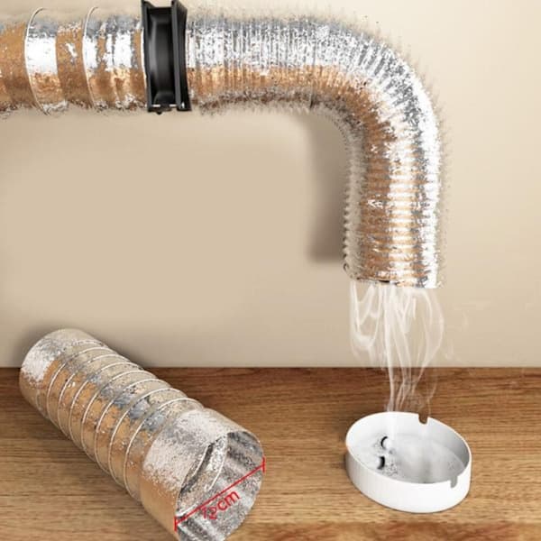 12 cm stillegående kanalvifte, avtrekksvifte, ventilasjon