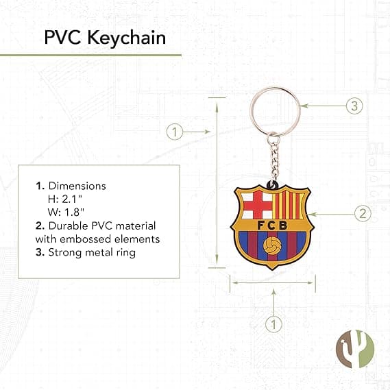 FC Barcelona Avaimenperä Barça Barca Jalkapallo Auton Avainpidike