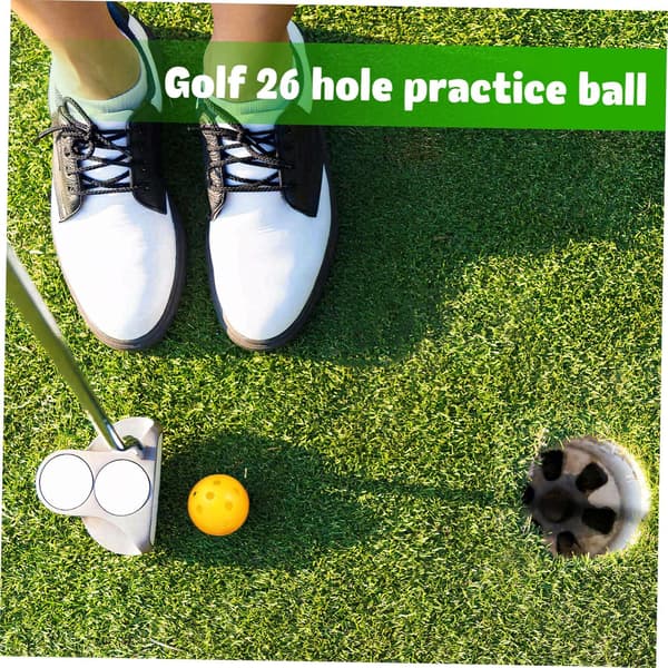 24 stk. Golf Træningsbolde Airflow Golfbolde Plastik Golfbolde Golf Træningsbolde Golftilbehør