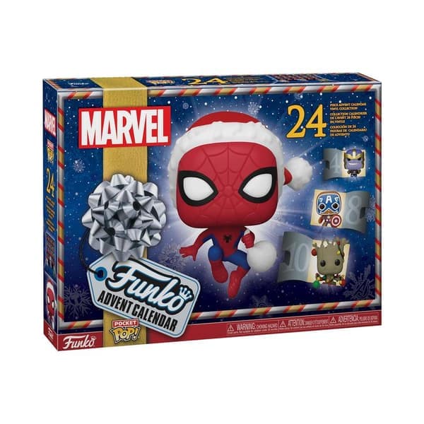 Marvel Spider-Man adventskalender blindboks – Inkluderer 24 minifigurer – Gave til barn