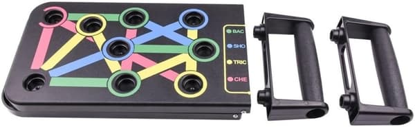 Solid Push Up Board Vikbar Hemmaträningsutrustning Multifunktionellt Armhävningsställ System Fitness Golv Bröstmuskelträning Professionell Utrustning