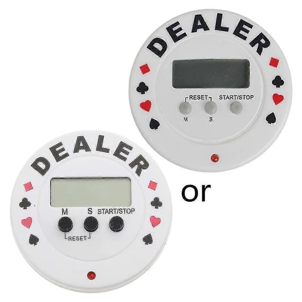 Casino Poker Turnerings Timer Plastik Poker Chips Gaming Tilbehør Nem At Bruge