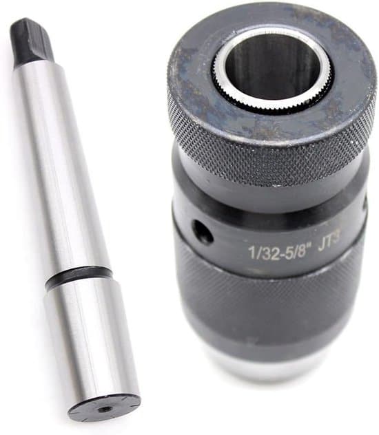 Robust 1/32-5/8\" borepatron nøglefri JT3-tilbehør + JT3-2MT tandaksel