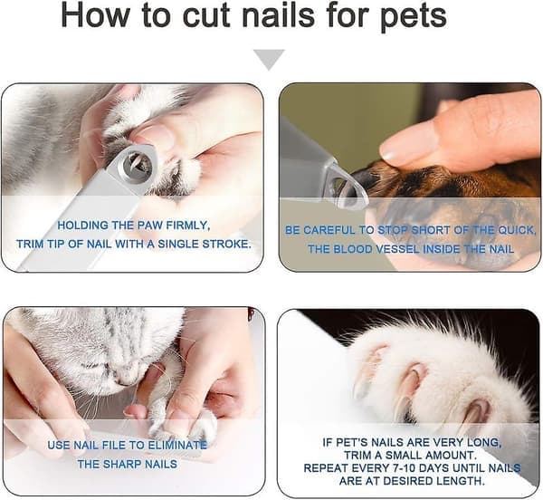 AURA Dog Nail Clippers and Trimmer - Professional Pet Grooming Tool, Cat Clippers, Safe Sharp Blades