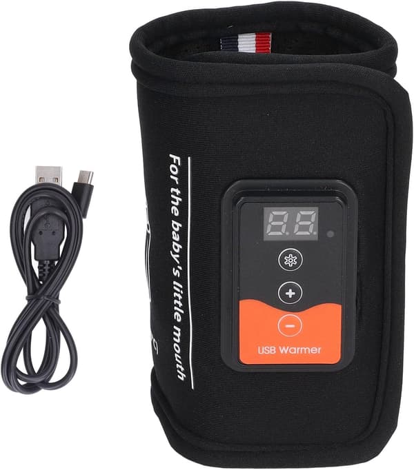 Pullot kuumaa varten, K-pullonlämmityslaukku, nopea lämmitys USB-eristetty tuttipullonlämmitin kotiin ja autoon