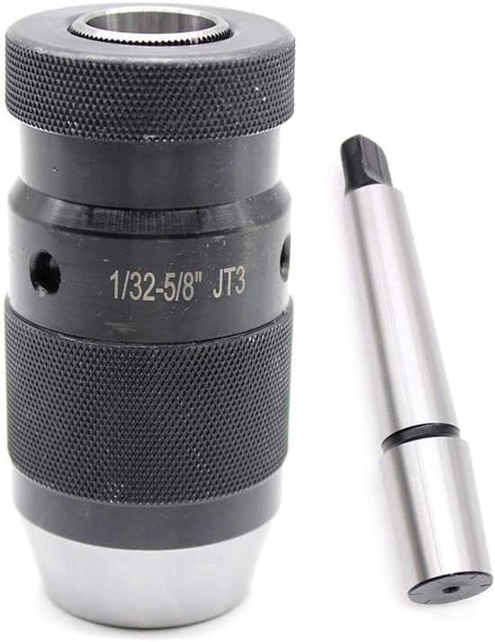 Robust 1/32-5/8\" borepatron nøglefri JT3-tilbehør + JT3-2MT tandaksel