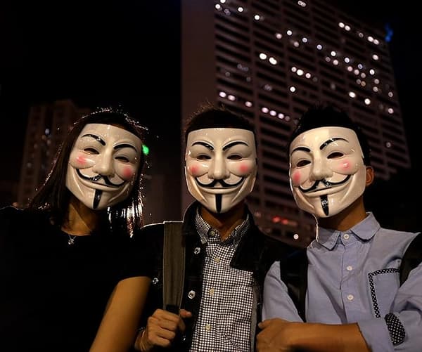 V for Vendetta Mask Anonym Guy Fawkes Halloween Mask Hacker