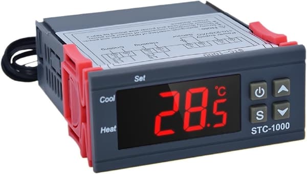 Digital termostatkontroller STC-1000 STC-3000 for akvarium inkubator sjømatkjøler oppvarming kjøleenhet (STC-3000-12V)