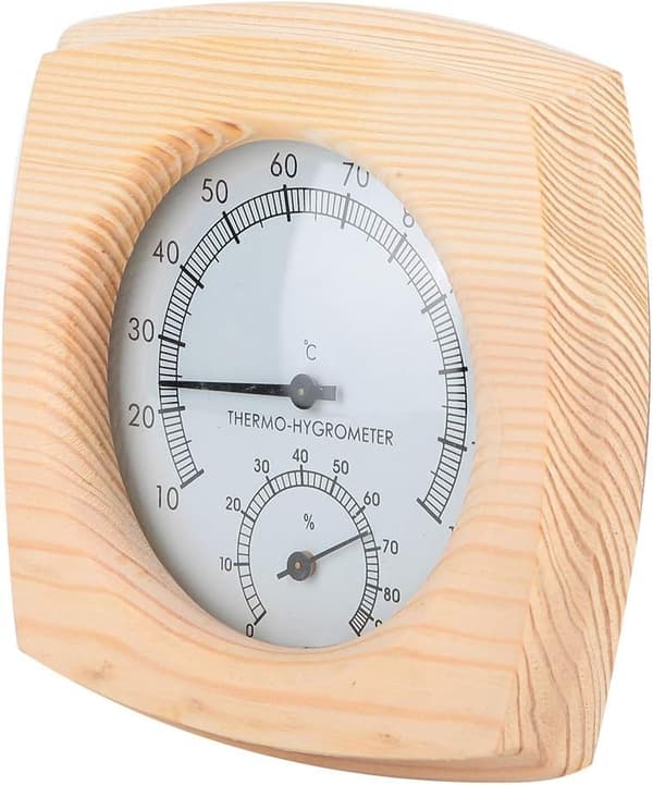 Bastu Termostat, Digital Bastu Termometer, Bastu Temperatur och Luftfuktighet