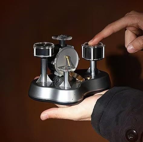 Kreativ Finger Touch Mini Elektronisk Trumset, Skrivbordsmusikinstrument