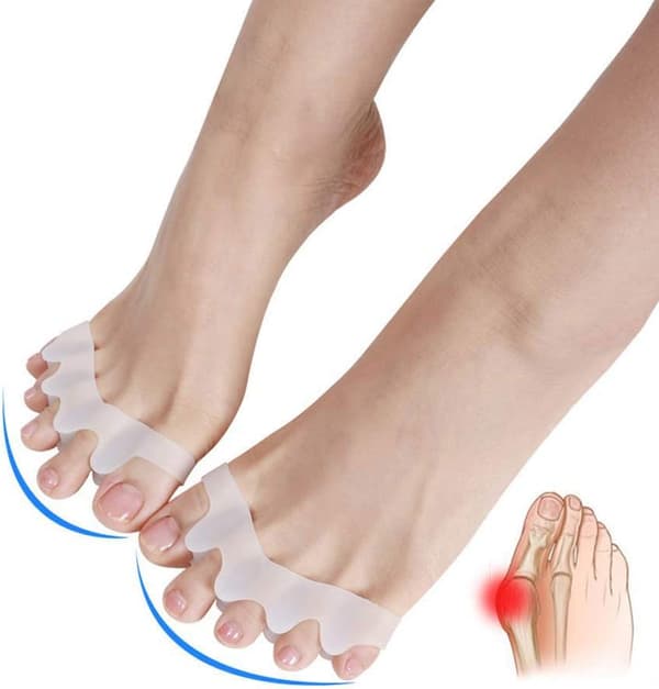 Hallux valgus korrigerer 1 par, hvid