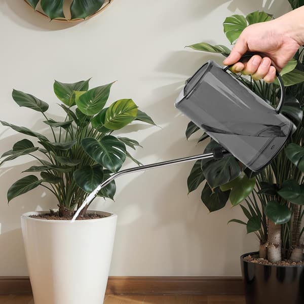 Vandkande i plast - med lang tud - 1/4 gallon - 34 oz - grå