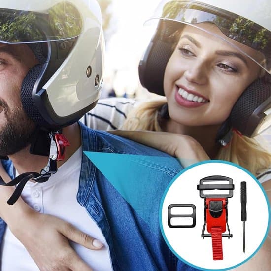 2 stk. - Spænder - Motorcykelhjelmspænde - Restyle - Hjelmspænde - Hjelmlukning - Quick-release spænde - Hagespænde adapter - D-ring adapter
