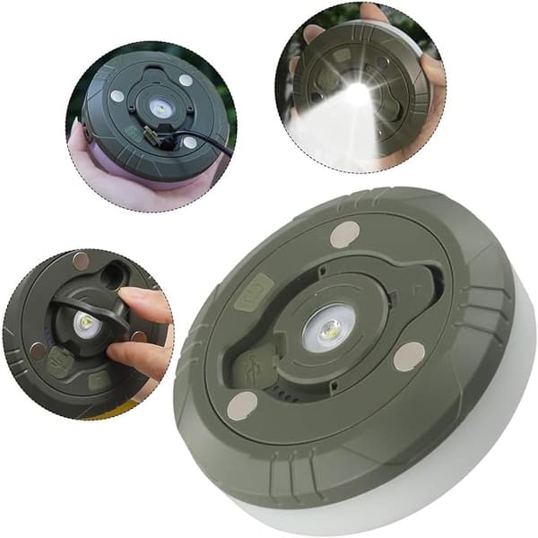 LED campinglys, teltlys, USB oppladbare, bærbare RGB campinglyslenker, egnet for camping, ferier og jul.
