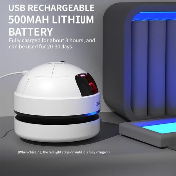 Diamanttilbehør og -værktøj, inklusive en bordstøvsuger, et mini-hurtigborekit (med USB-oplader), børster og rør.