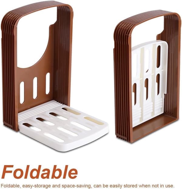 Bread Slicer - Foldable Bread Slicer - Bread Cutting Board - Manual Bread Slicer - Bread Board - Bread Cutting Tool - Bread Slicer - Adjustable Thickness