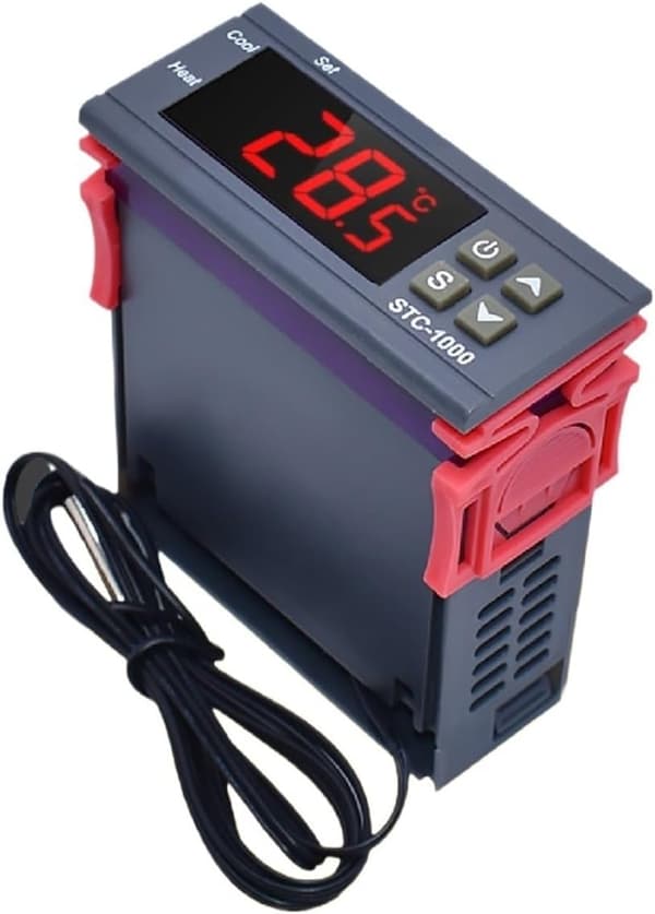 Digital termostatkontroller STC-1000 STC-3000 for akvarium inkubator sjømatkjøler oppvarming kjøleenhet (STC-3000-12V)