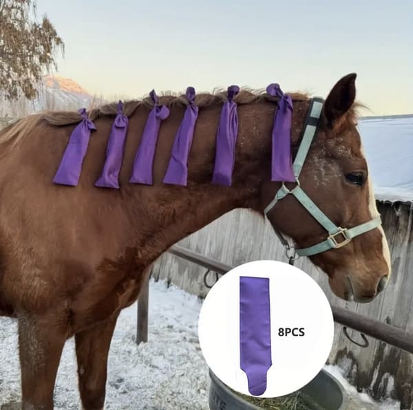 Hestemanposer - Beskyt hestens manke mod vind, sol, mudder, forebygger sammenfiltring, slid og brud | Lavet af nylon