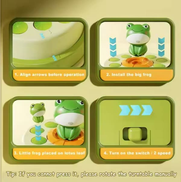Frog Game - Board Game - Catching Game - Frog - 2-Player Game - Game - Board Game - Suitable for All Ages - Music - Pop-up Game - Reaction Game