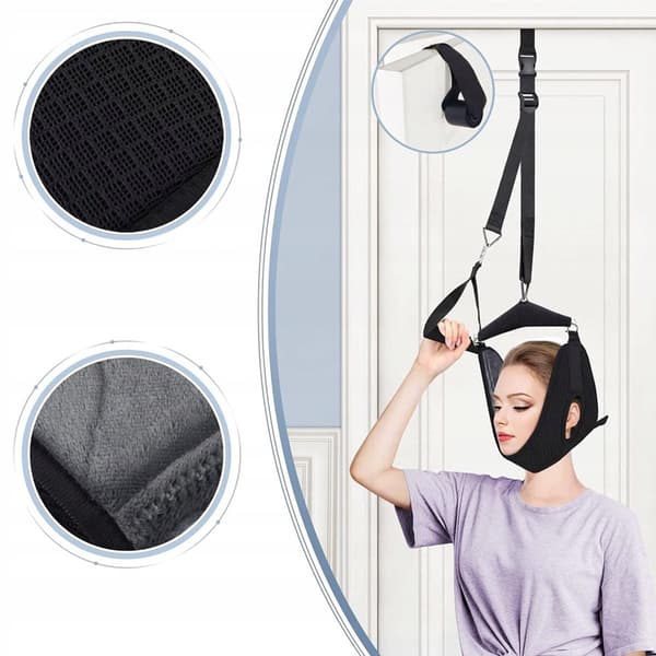 Cervical Traction & Stretching Tool – Nakkestropp for Muskelavslapning, Sirkulasjon og Tretthetslindring