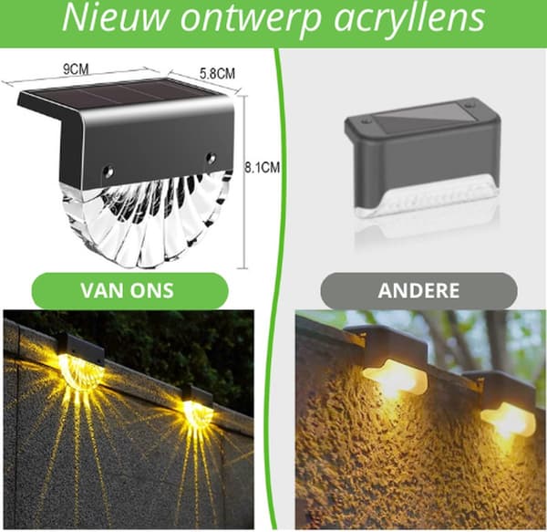 Solcellehavelys (6-pak) - Solcellehavelys - Havelanterner - Varmt hvidt lys