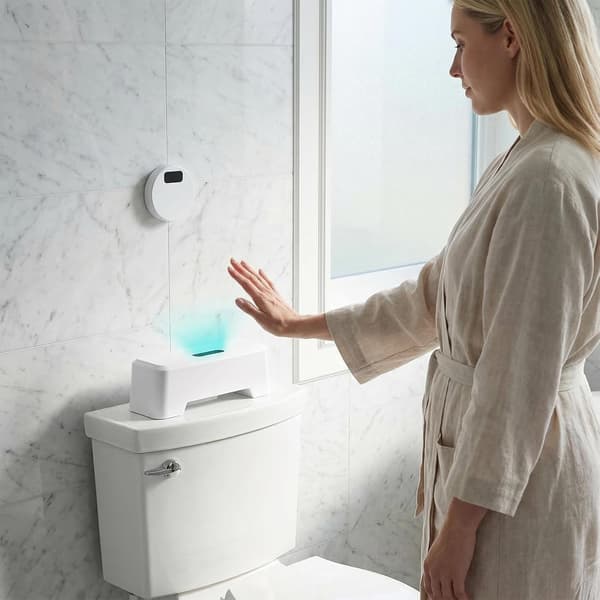Automatisk toiletskyl, berøringsfri håndfri toiletskyl, infrarød sensor toiletskylsæt, toiletskyl - bekvemmelighed lige ved hånden