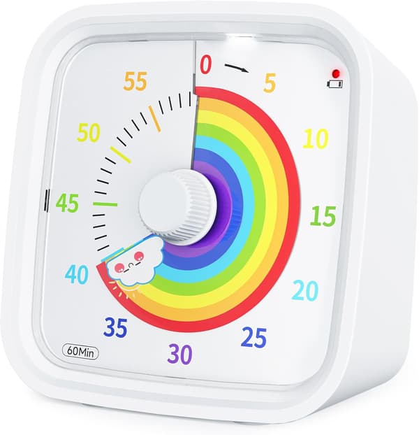 Visuell Timer 60 Minutter - Klasserom Skole for Barn