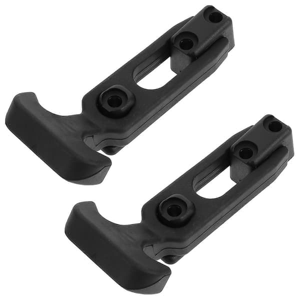 T-Handle Hasp Rubber Car Hood Catches Vibration Absorbing Flexible Preload 2-set