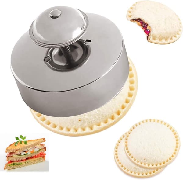 Matkvalitets 304 rustfritt stål sandwichforsegler og -kutter - Uncrustable Sandwich Maker/PBJ-kutter