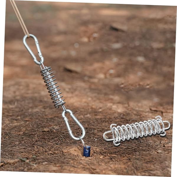 4st Tältfjäderspännen Repsträckare för Utomhuscamping Bungee Cords Hemmagym