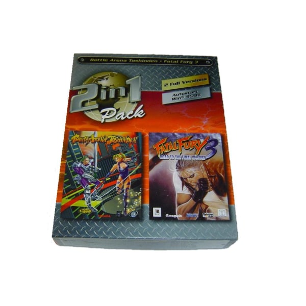 Battle Arena Toshinden & Fatal Fury 3 PC CD-ROM Big Box