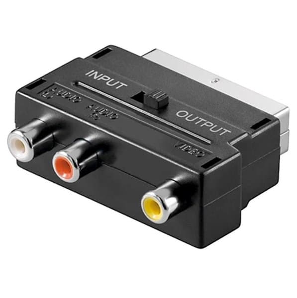 Scartadapter Scart Adapter A/V + S-video
