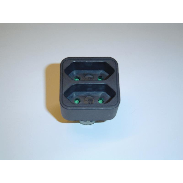 El Adapter 2-vägs Svart