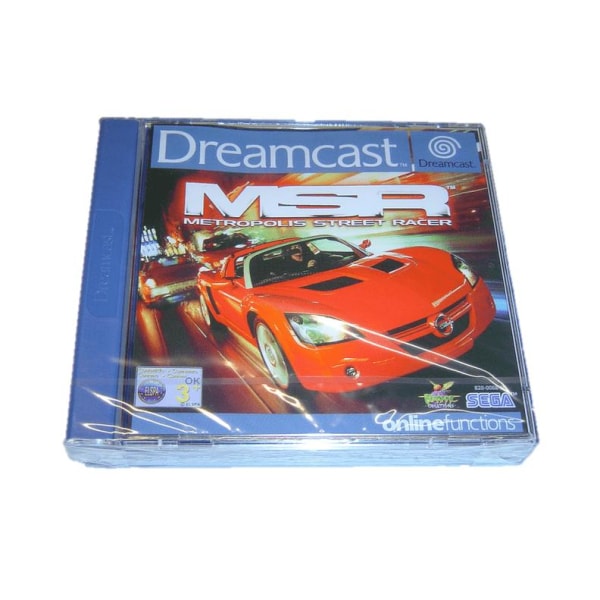 Metropolis Street Racer MSR Sega Dreamcast