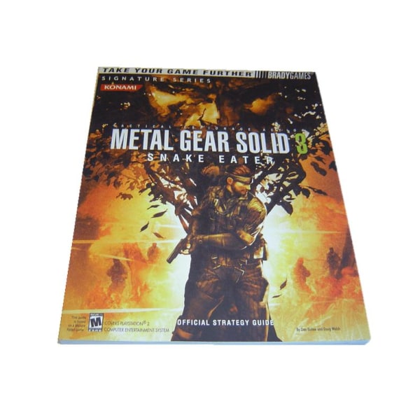Metal Gear solid 3 Spelguide Bok Bradygames