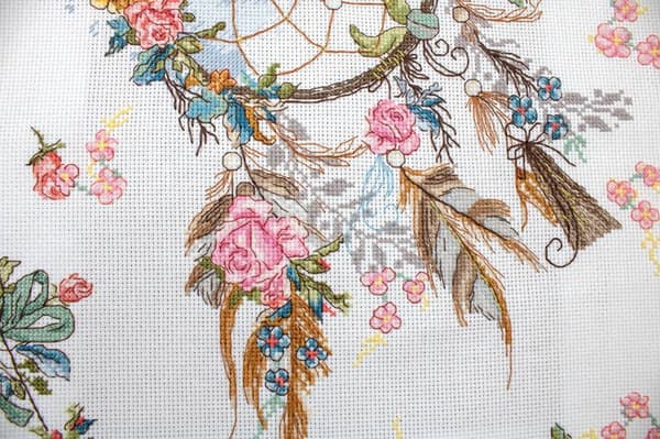 Broderikit LetiStitch L8035 - "Forårsdrømme" 29x31 cm