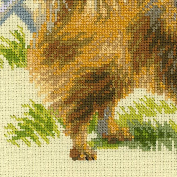 Broderikit Riolis "Pomeranian" 25x25 cm