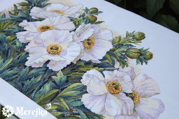 Broderikit Merejka K-115 - "Havefryd" 50x31 cm