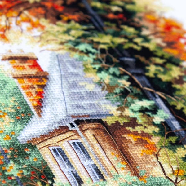 Broderikit Magic Needle "Stille september" 18x26 cm