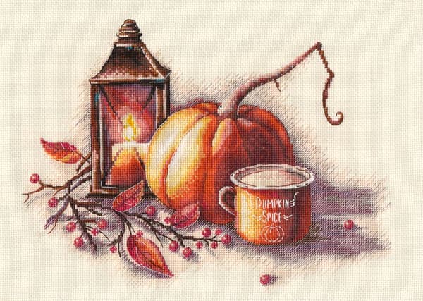 Broderikit Oven "Höststilleben" 27x20 cm